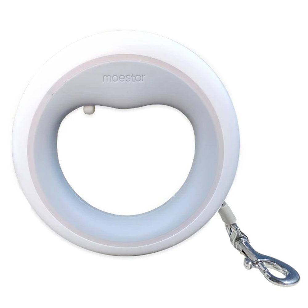 MOESTAR UFO 3m Retractable Dog Leash with Lamp Polyester Tape Lead+ABS Ring Handle MOESTAR UFO 3m Retractable Dog Leash with Lamp Polyester Tape Lead+ABS Ring Handle